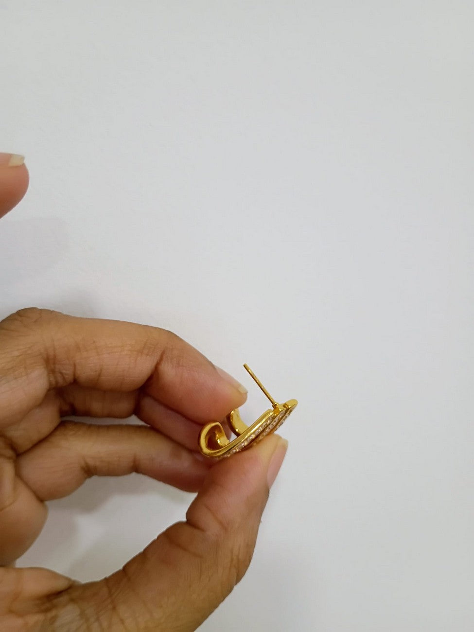 Anti Tarnish - Daily wear earrings - 316L - 18K PVD Plated - AT63