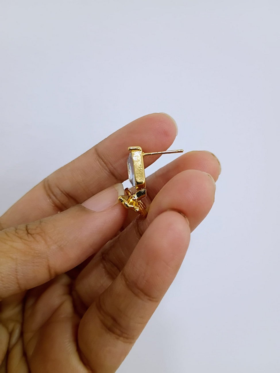 Anti Tarnish - Daily wear earrings - 316L - 18K PVD Plated - AT65