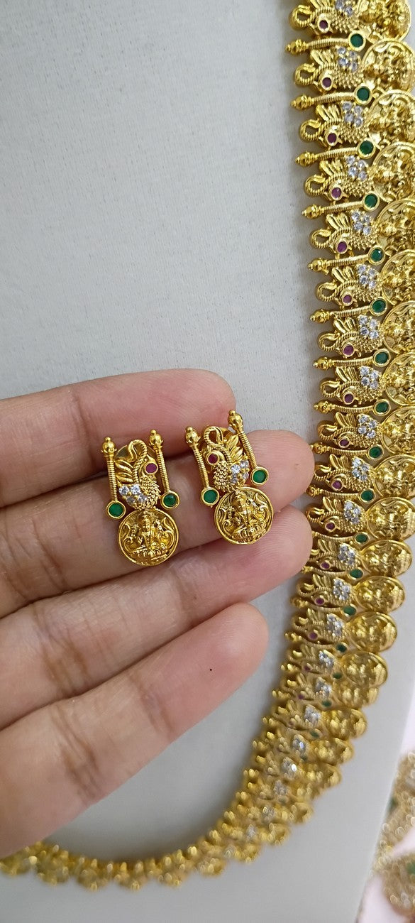 long Neckset with Earrings N74