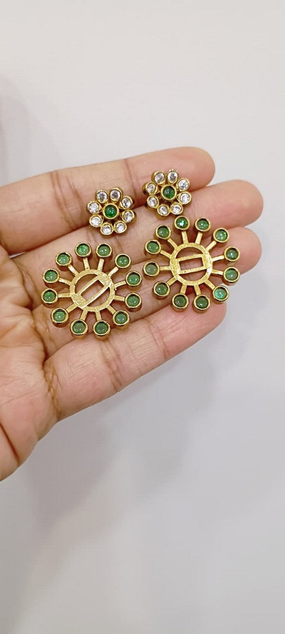 Earrings E111 (2 in 1)