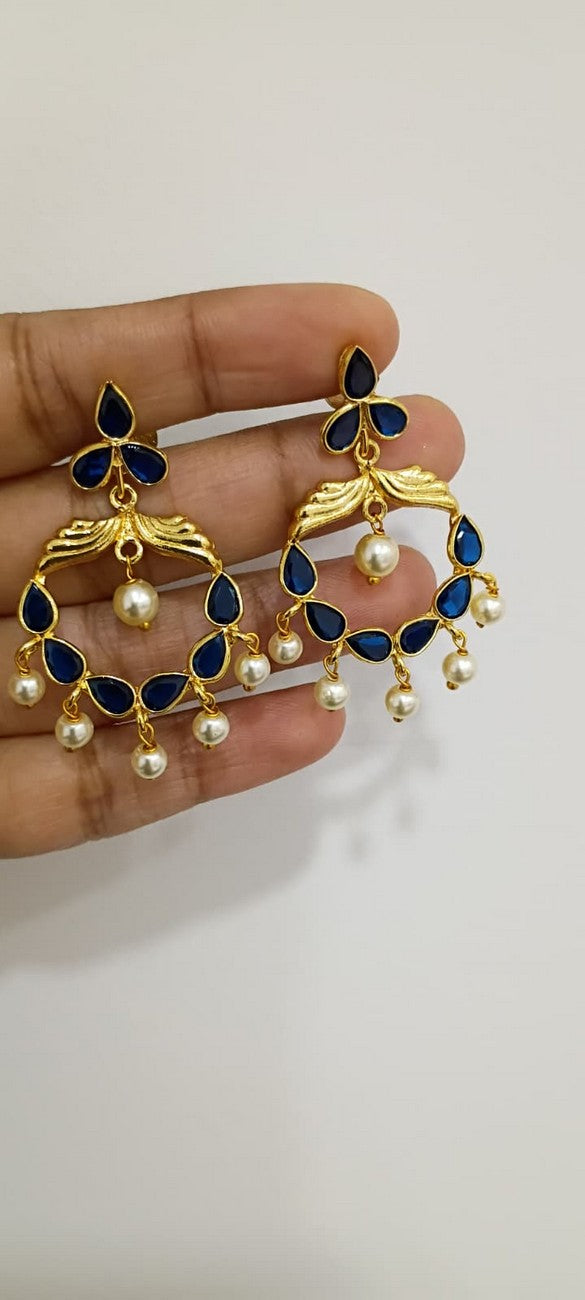 Polki 2 in 1 Earrings E130
