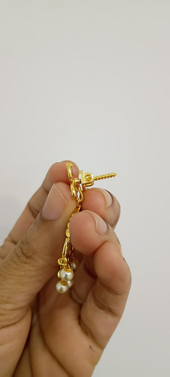 Polki 2 in 1 Earrings E131