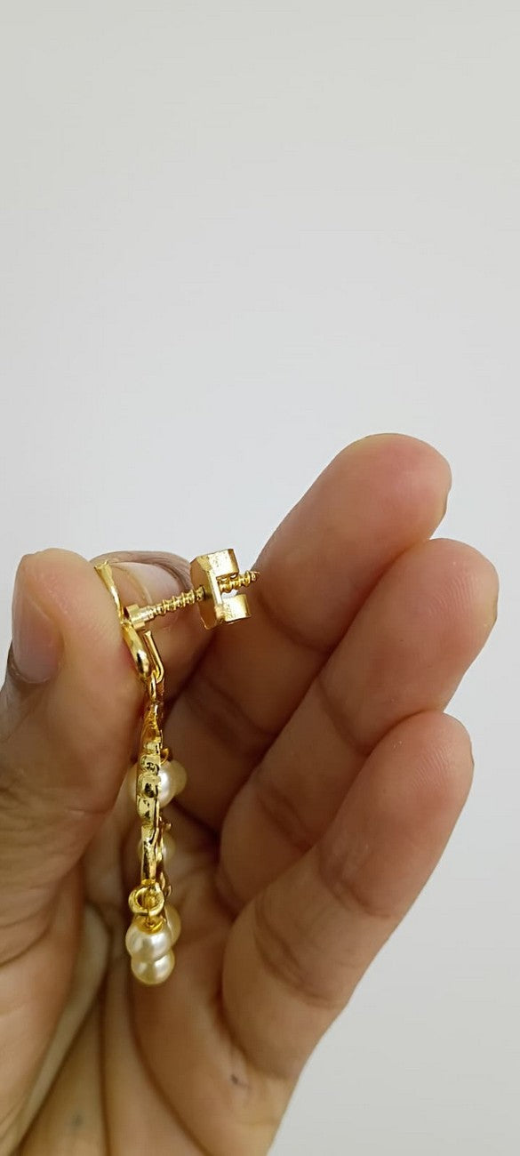 Polki 2 in 1 Earrings E132