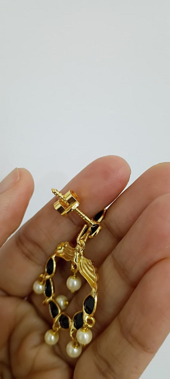 Polki 2 in 1 Earrings E133