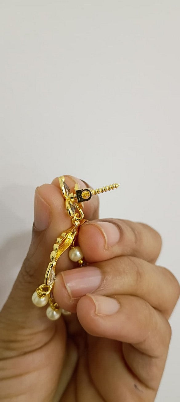 Polki 2 in 1 Earrings E134