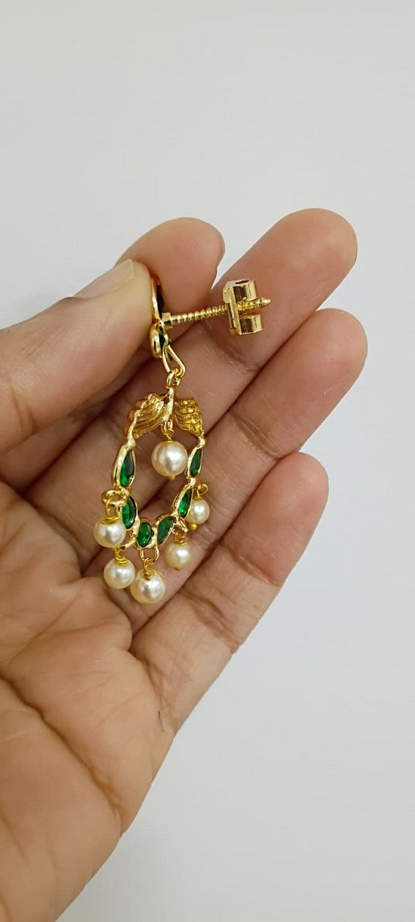 Polki 2 in 1 Earrings E135