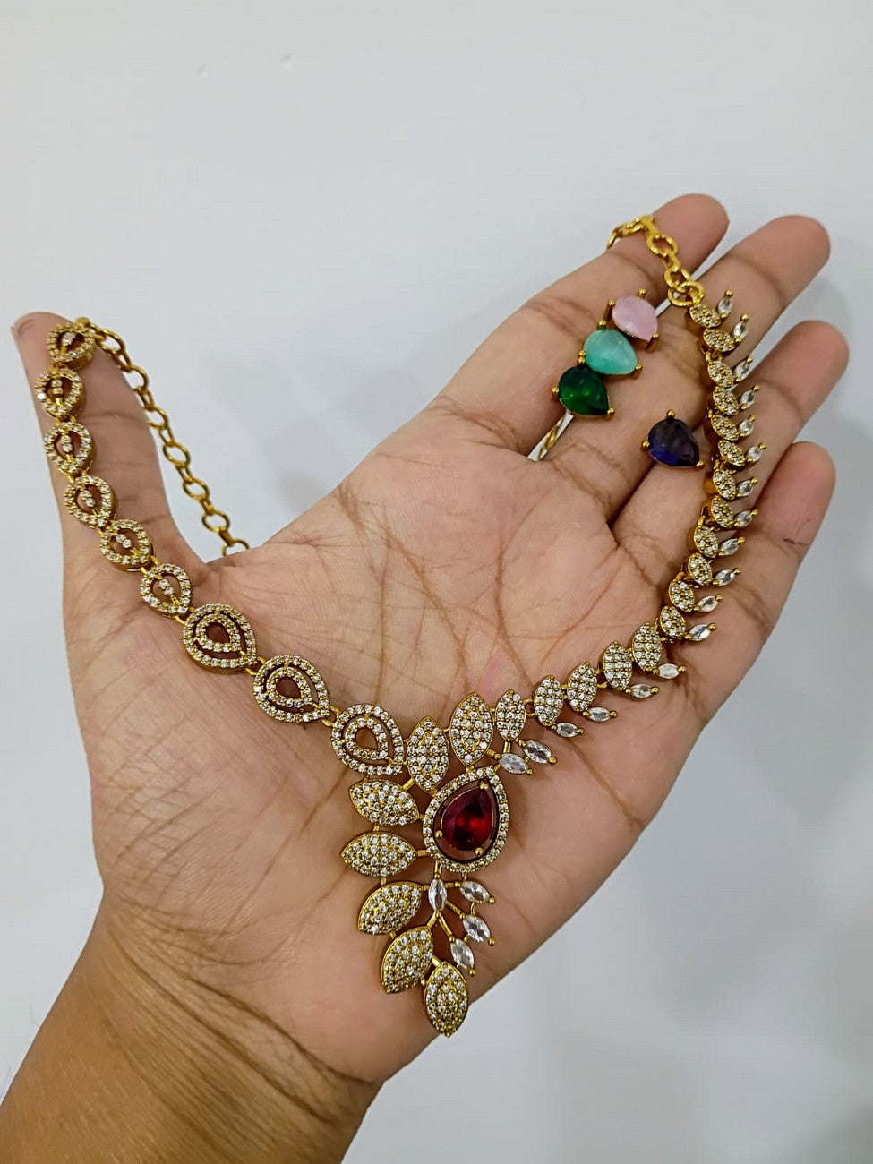 Interchangeable Neckset with Earrings N192