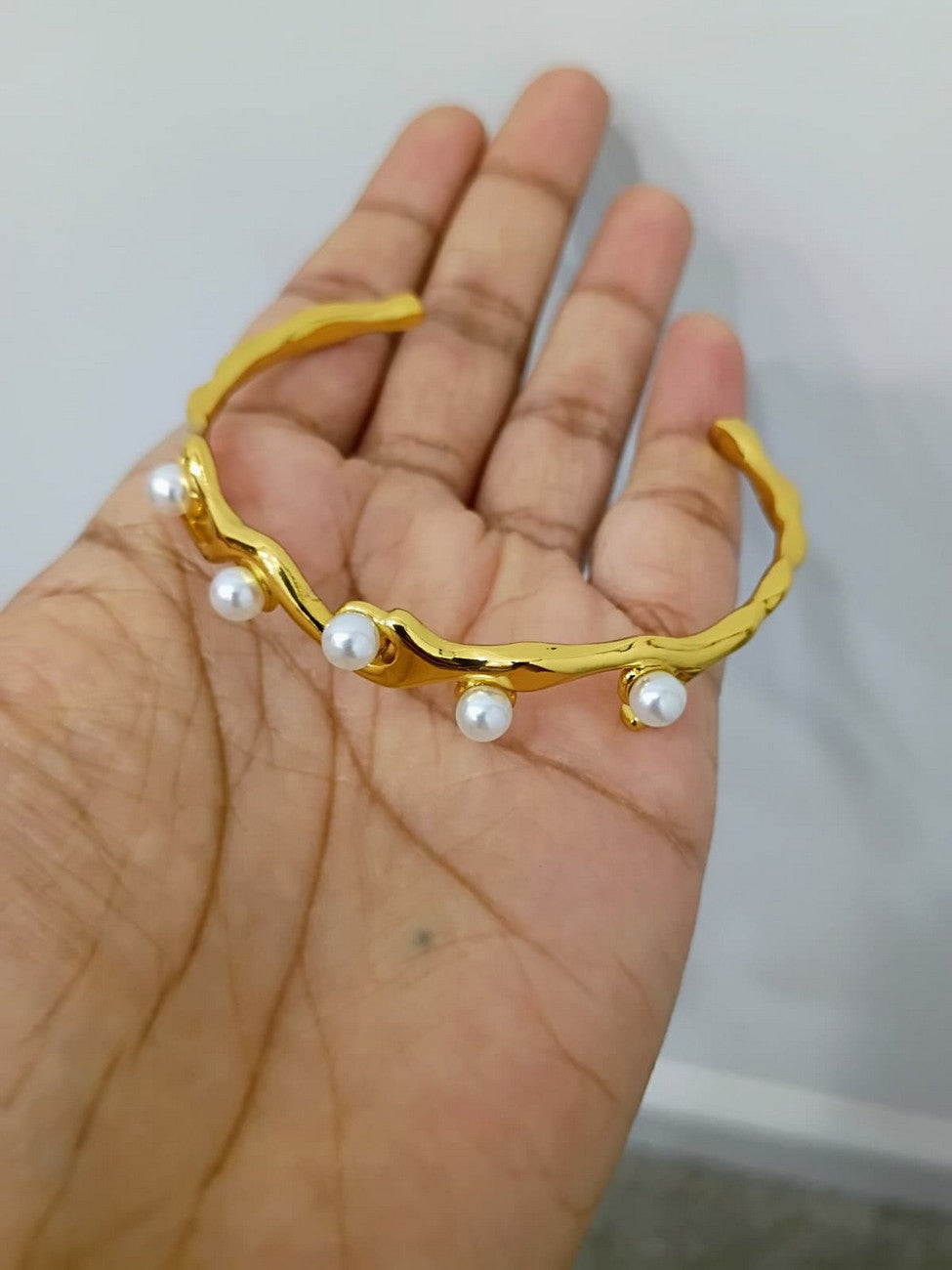 Anti Tarnish Cuff Bangle One Size - AT11