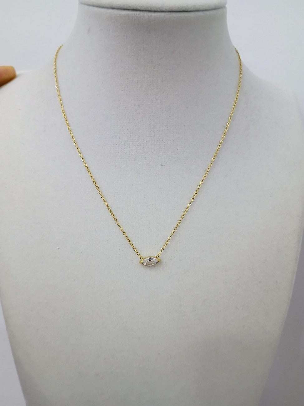 Anti Tarnish Daily wear 18K PVD Gold plated - 16 inches - extends to 18 inches - AT43