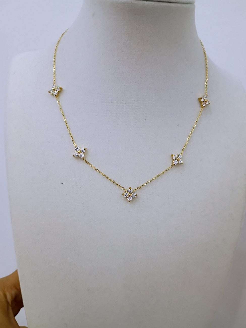 Anti Tarnish Daily wear 18K PVD Gold plated - 16 inches - extends to 18 inches - AT45