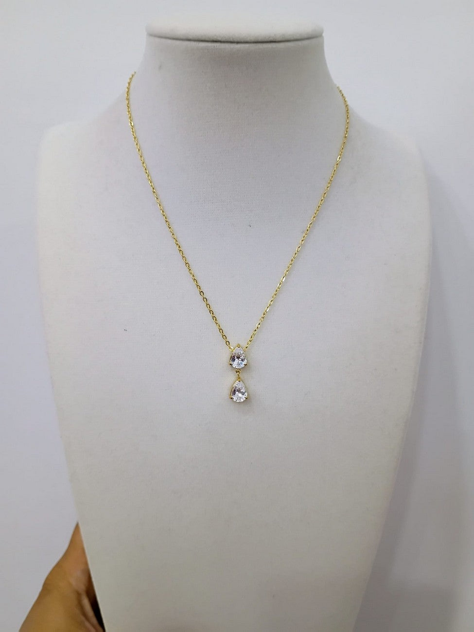 Anti Tarnish Daily wear 18K PVD Gold plated - 16 inches - extends to 18 inches - AT46