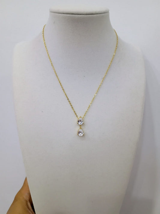 Anti Tarnish Daily wear 18K PVD Gold plated - 16 inches - extends to 18 inches - AT46