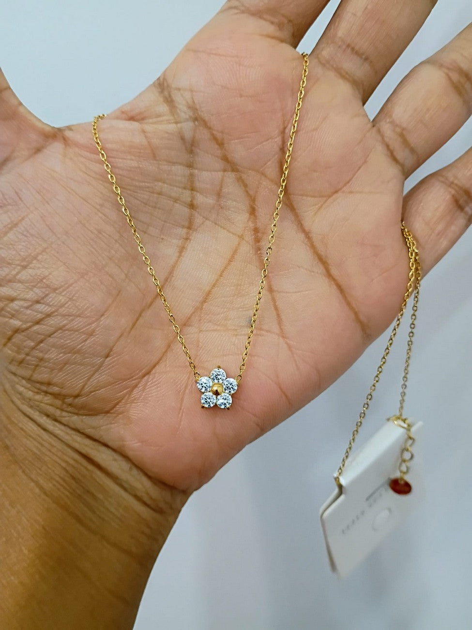 Anti Tarnish Daily wear 18K PVD Gold plated - 16 inches - extends to 18 inches - AT47