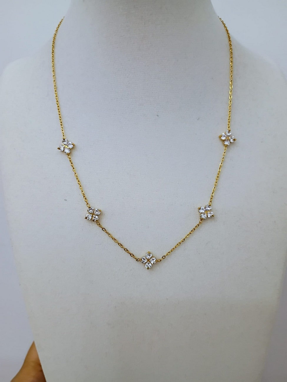 Anti Tarnish Daily wear 18K PVD Gold plated - 16 inches - extends to 18 inches - AT48