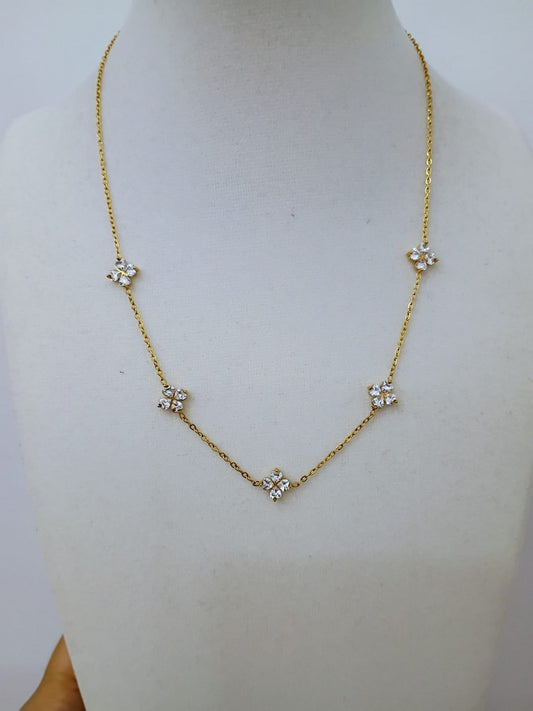 Anti Tarnish Daily wear 18K PVD Gold plated - 16 inches - extends to 18 inches - AT48