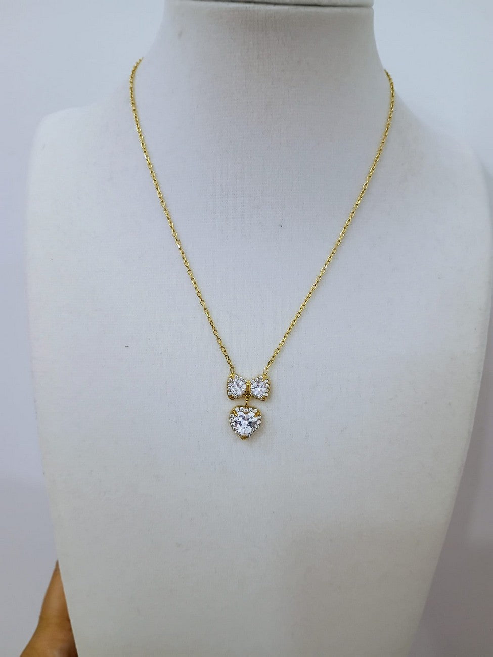 Anti Tarnish Daily wear 18K PVD Gold plated - 16 inches - extends to 18 inches - AT49