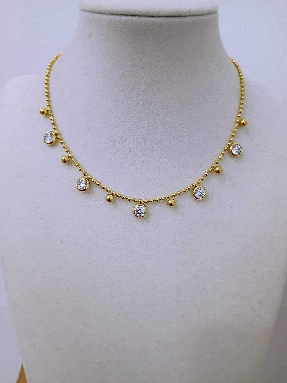 Anti Tarnish Daily wear 18K PVD Gold plated - 16 inches - extends upto 18 inches - AT50