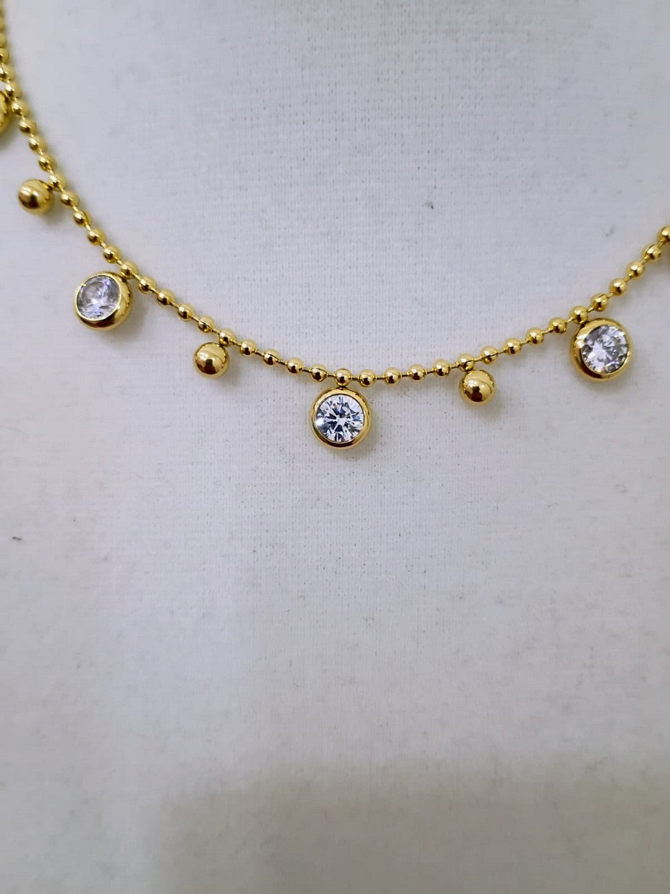 Anti Tarnish Daily wear 18K PVD Gold plated - 16 inches - extends upto 18 inches - AT50