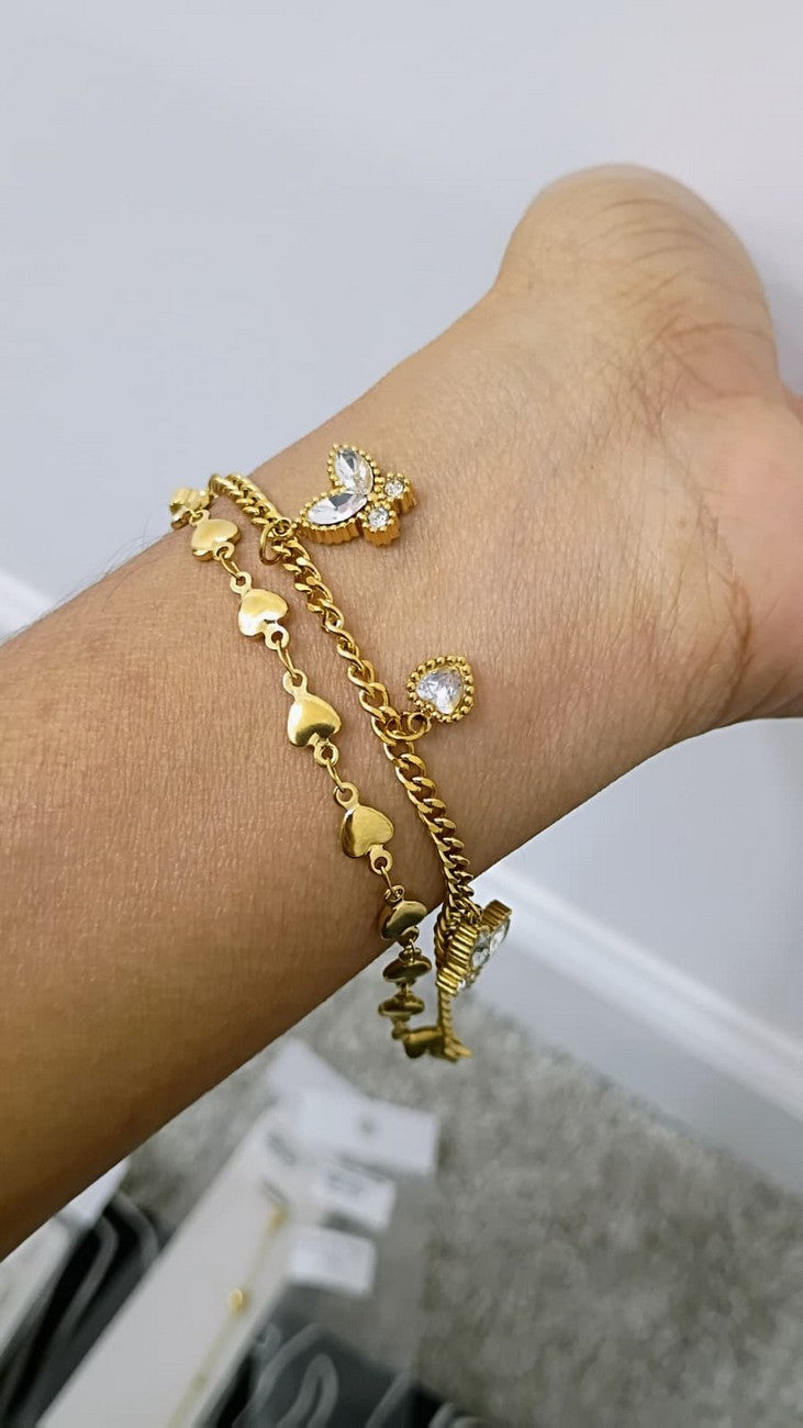 Anti Tarnish Daily wear One size bracelet - Waterproof, 316L - AT53