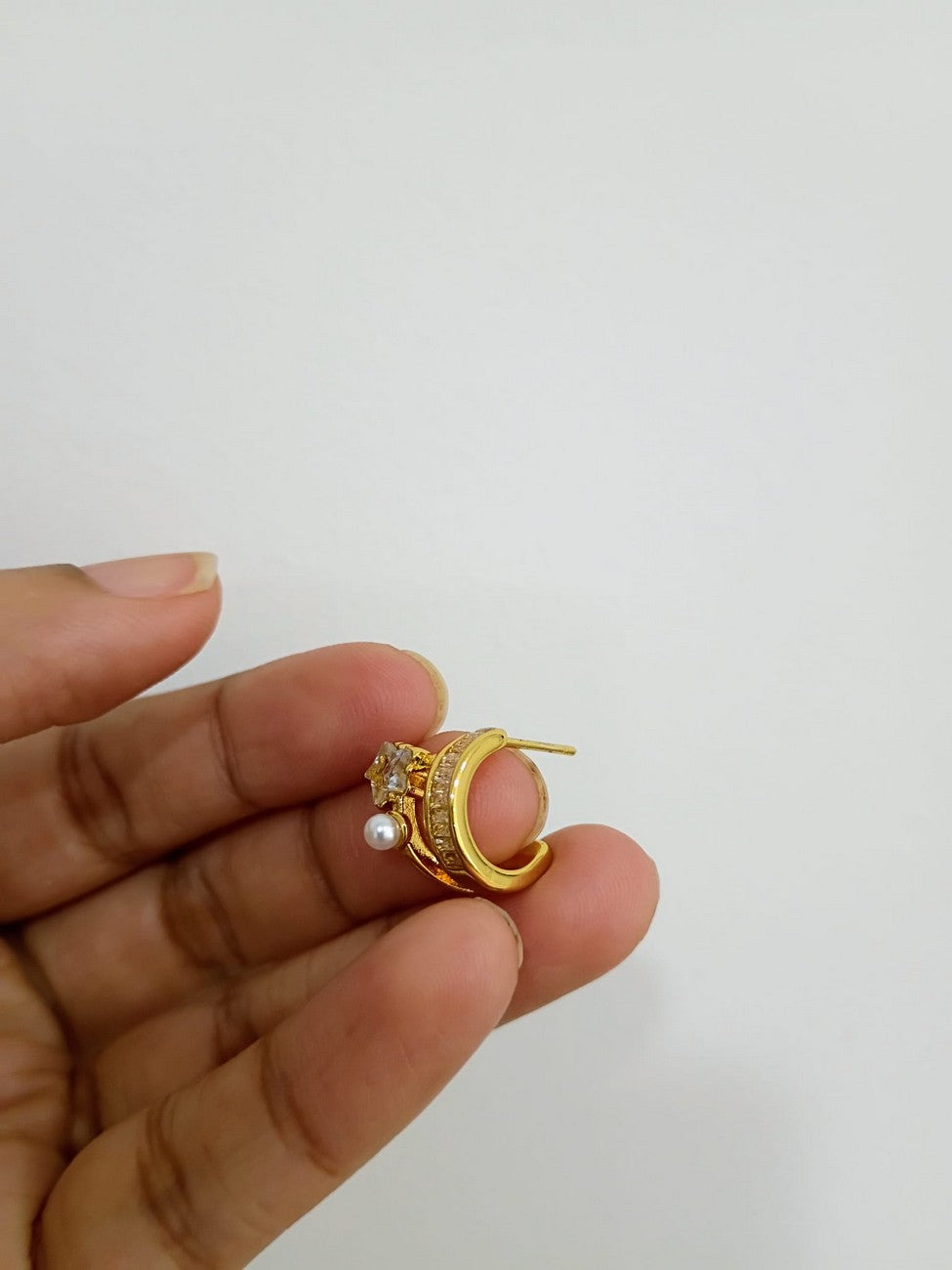 Anti Tarnish - Daily wear earrings - 316L - 18K PVD Plated - AT64