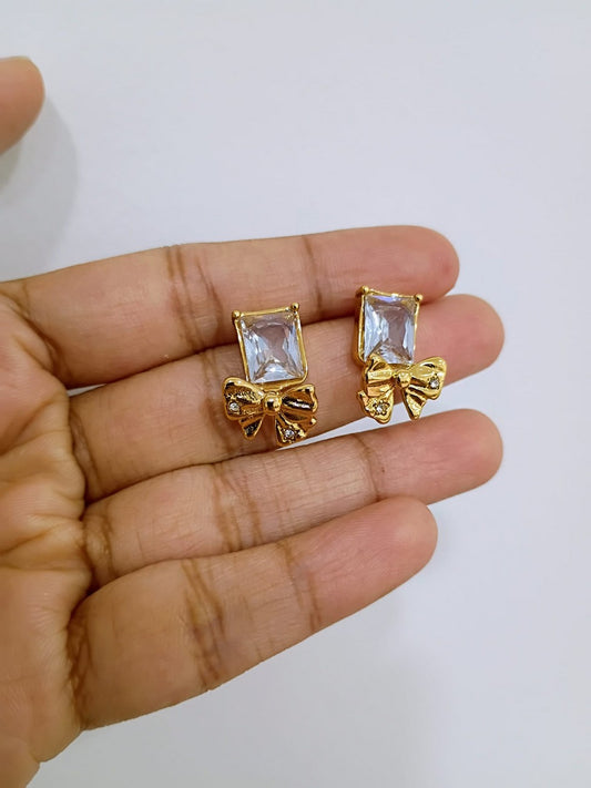 Anti Tarnish - Daily wear earrings - 316L - 18K PVD Plated - AT65