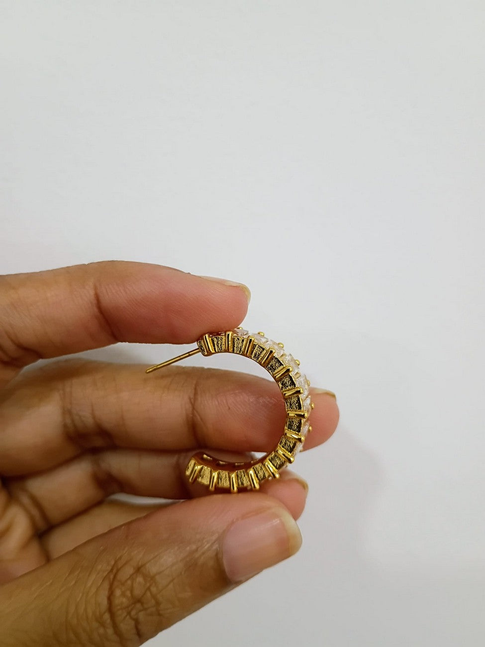 Anti Tarnish - Daily wear earrings - 316L - 18K PVD Plated - AT66