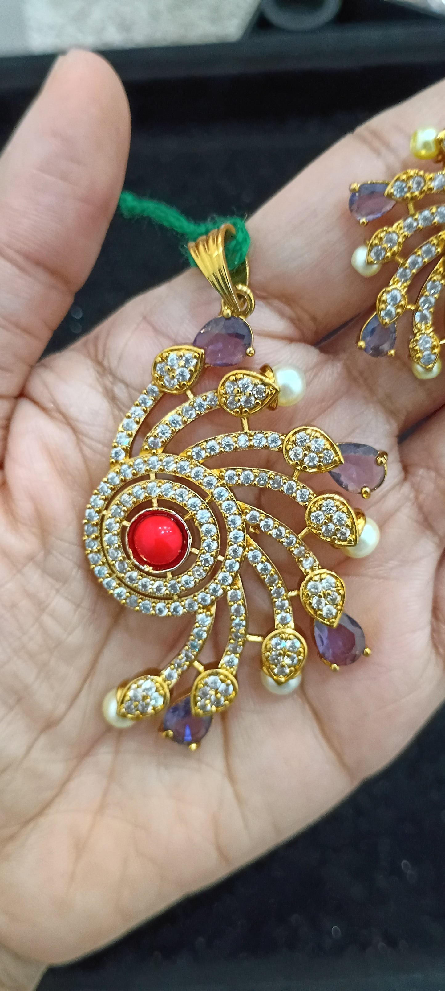 Pendant set with Ear Rings P12