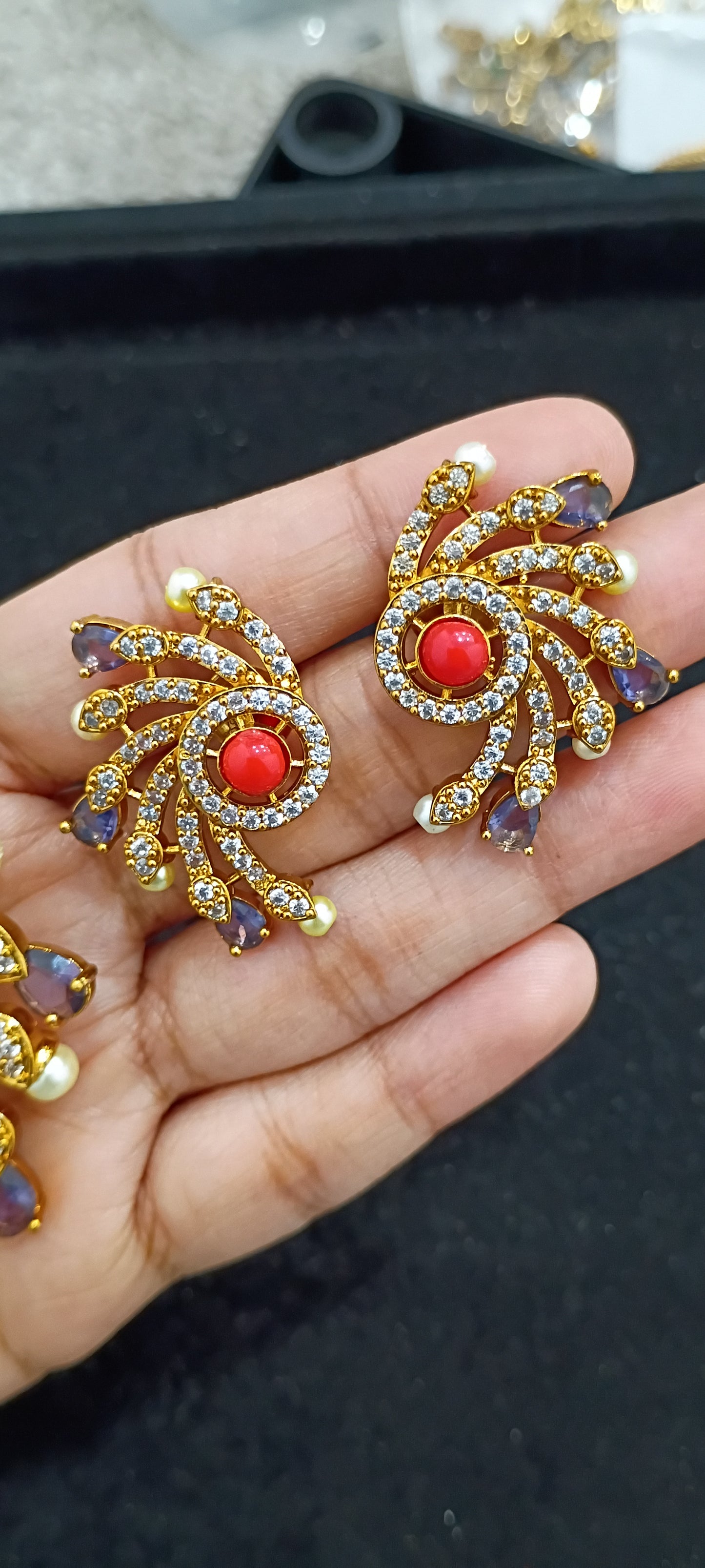 Pendant set with Ear Rings P12