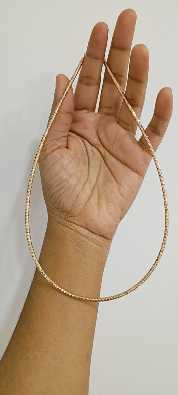 Rose Gold Italian Chain C17