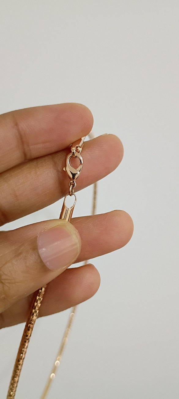 Rose Gold Italian Chain C17