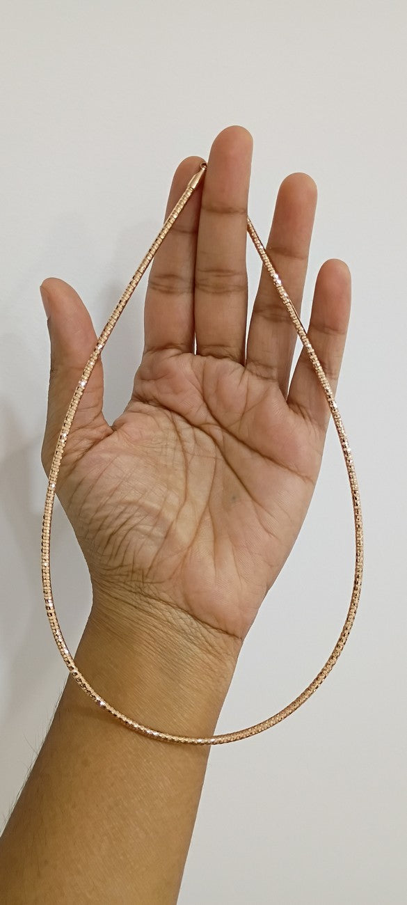 Rose Gold Italian Chain C17