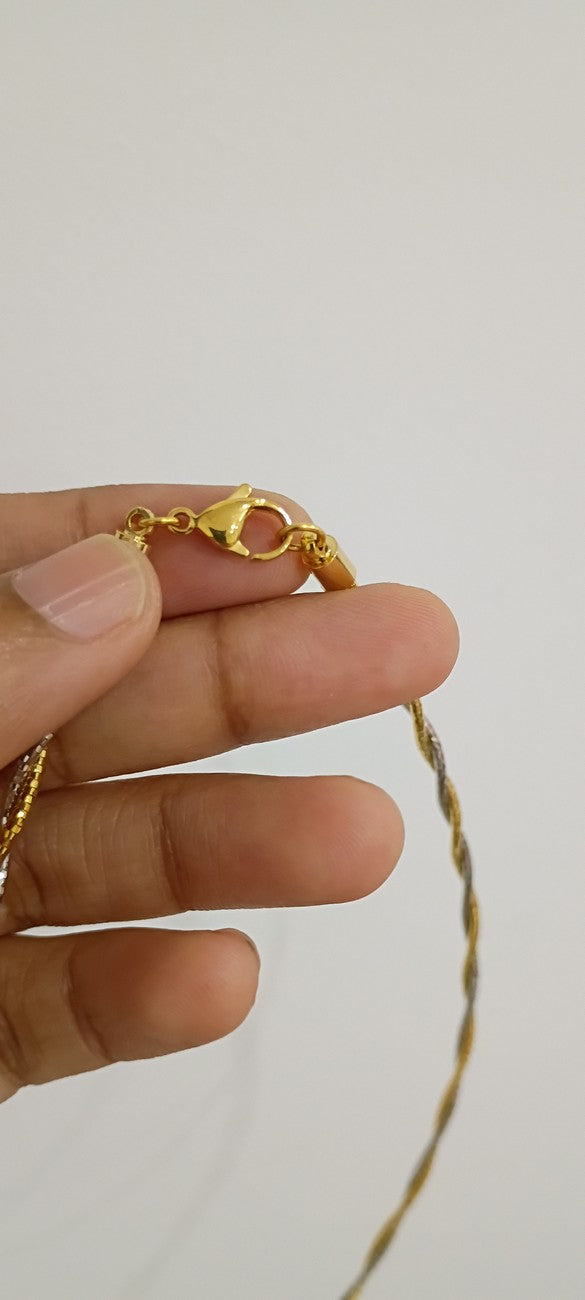 2 tone 2 layer Italian Chains C5