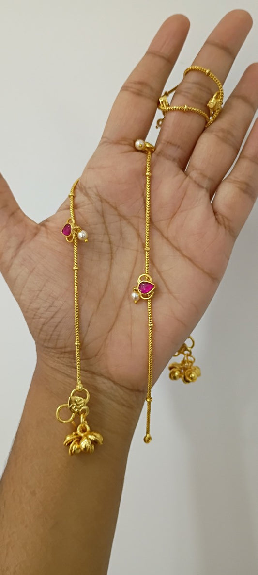 Pair of Jadau Anklets - A1