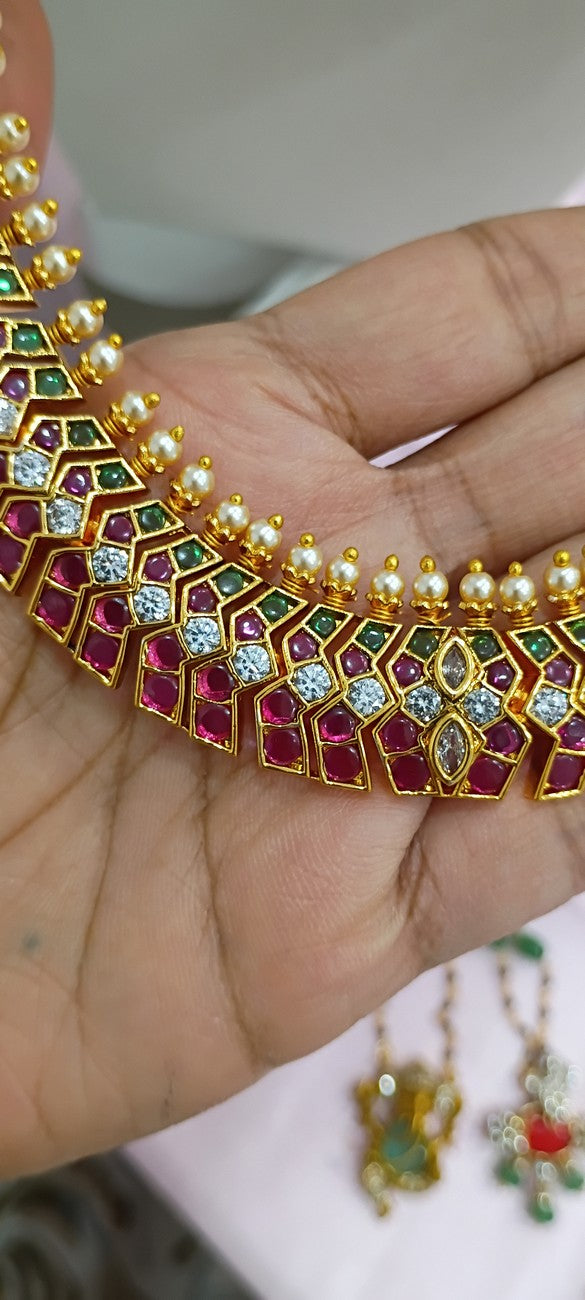long Neckset with Earrings N118