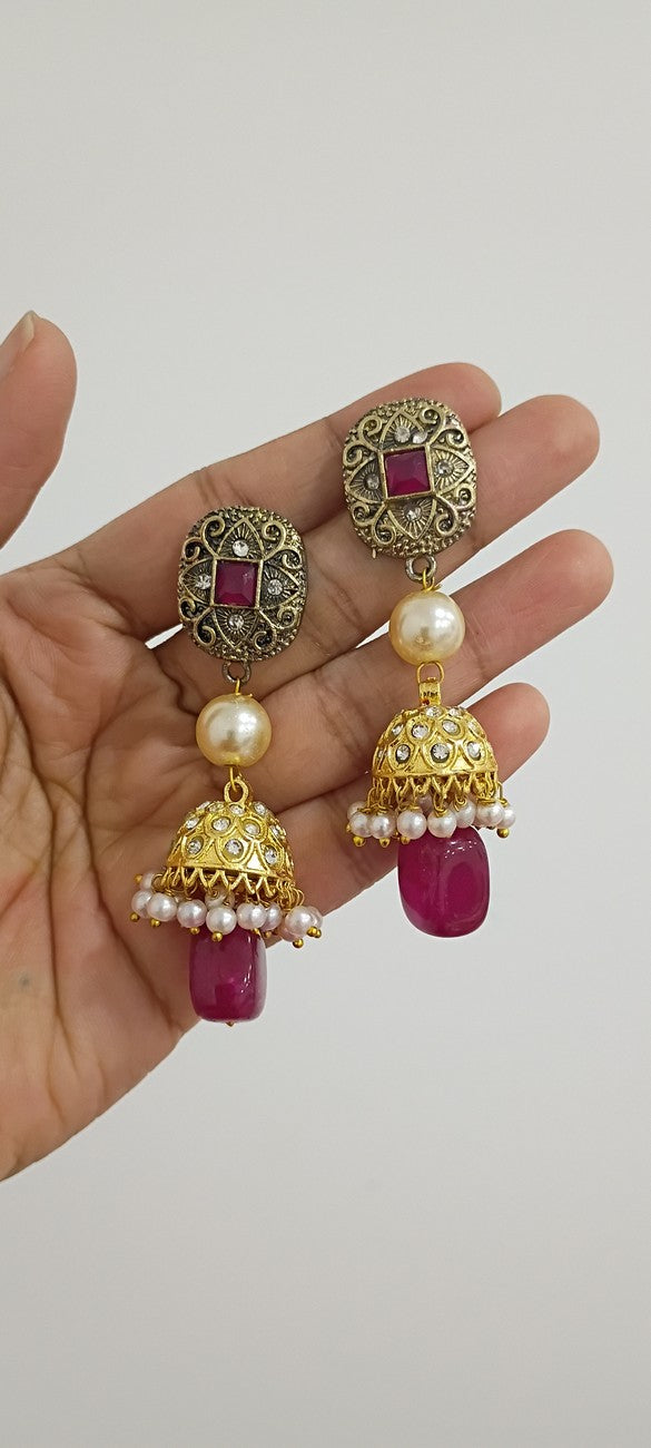 long Neckset with Earrings N155