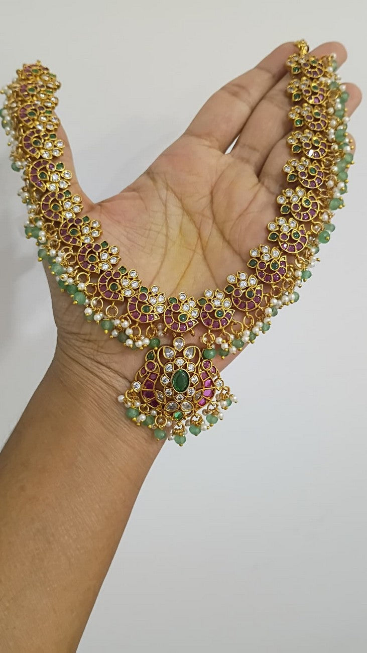 2 in 1 - Neckset with Earrings - Removable Pendant - N274